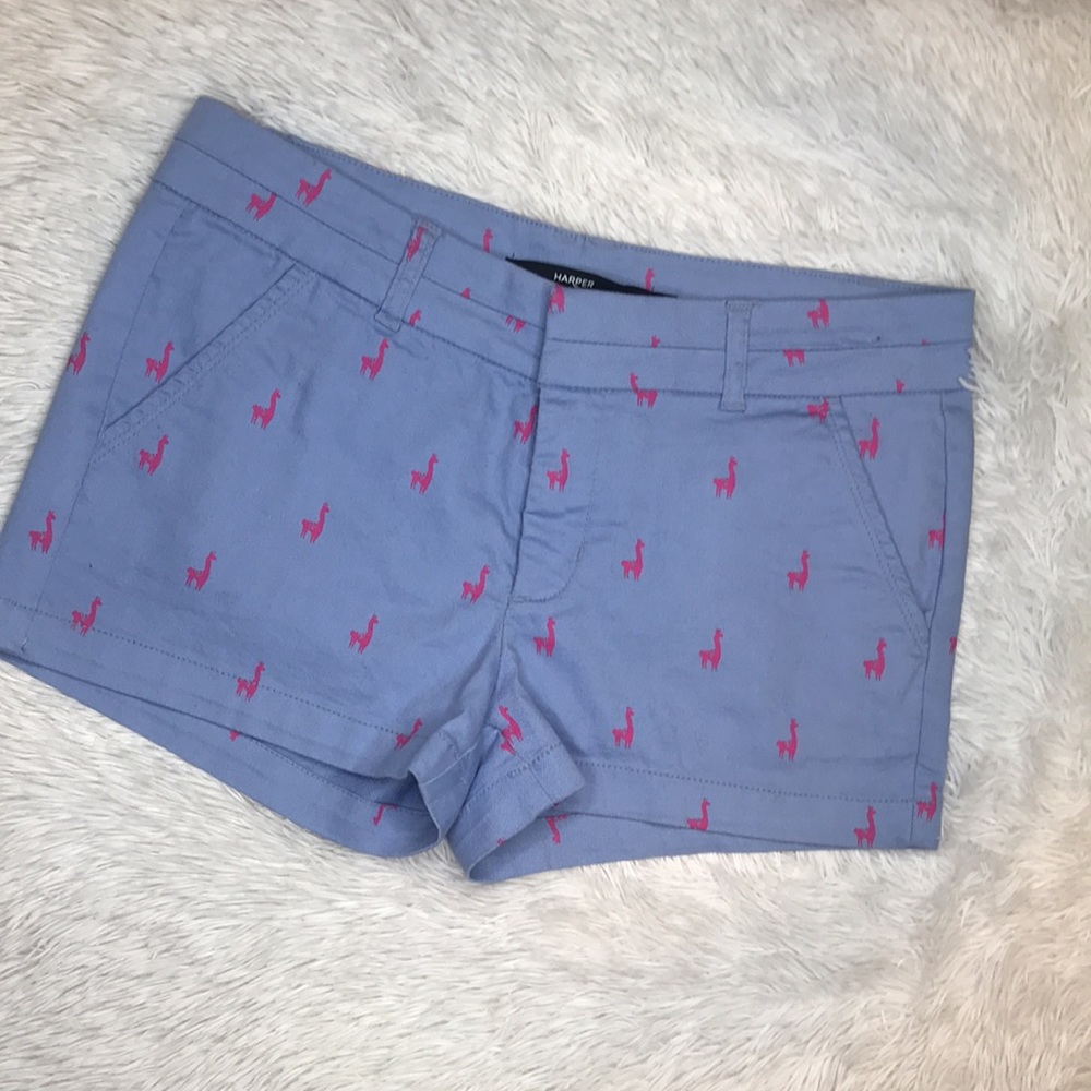 Francesca’s Harper Llama print shorts